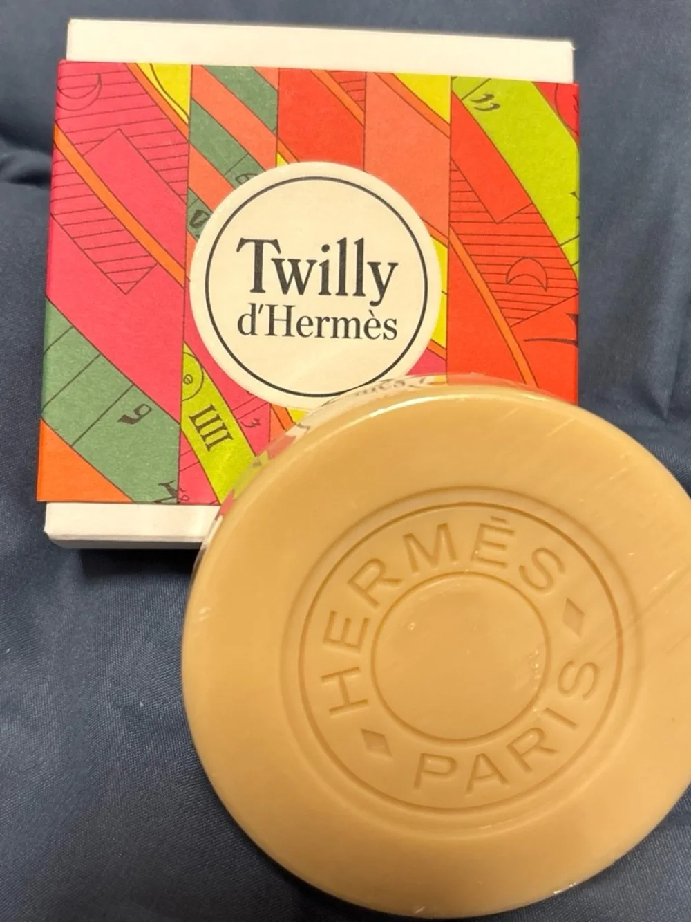 Hermes Twilly d'Hermès Beige Soap with Colorful Box
